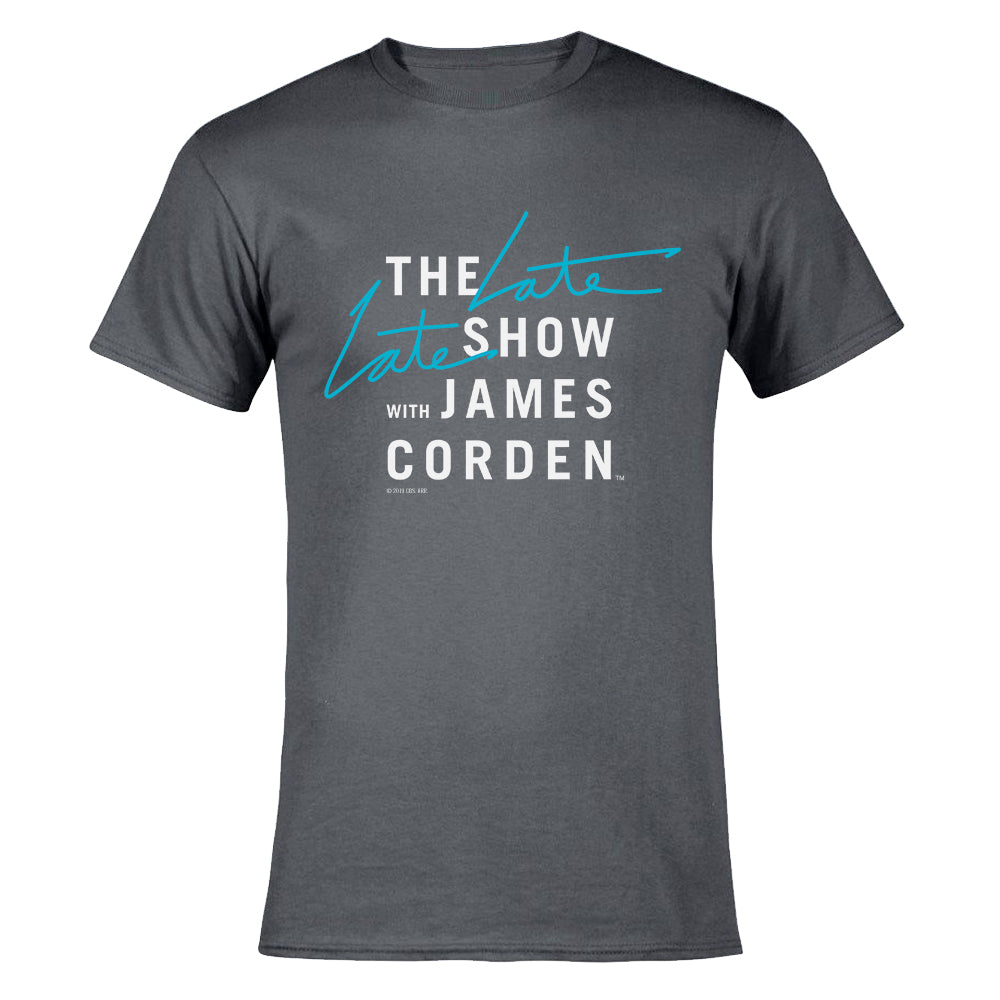 The Late Late Show con James Corden Logo Adultos Camiseta de manga corta