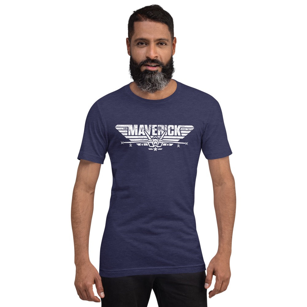 Adult Top – Shop Paramount Short Sleeve Maverick T-Shirt Gun: