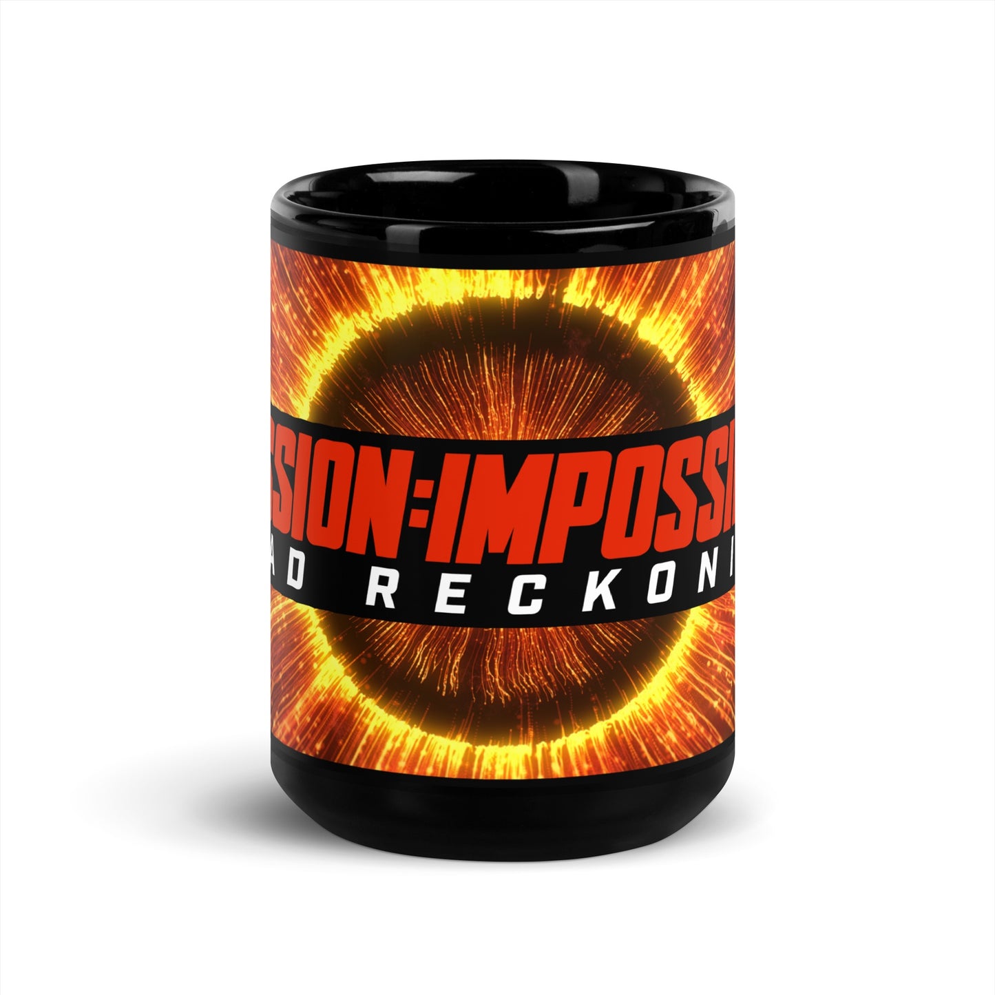 Mission: Impossible - Dead Reckoning Logo Taza negra