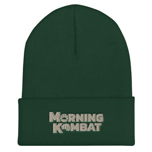 Morning Kombat Logo Bestickte Beanie