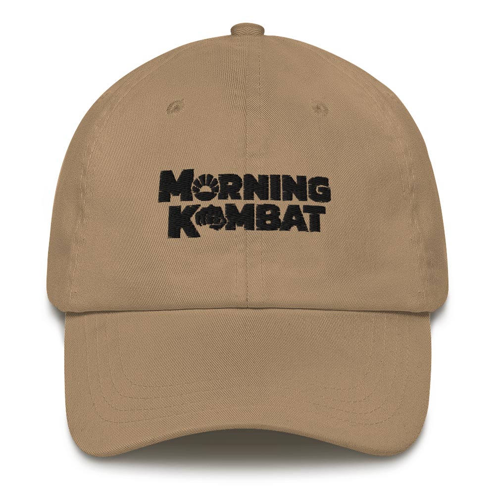 Morning Kombat Logo Sombrero bordado