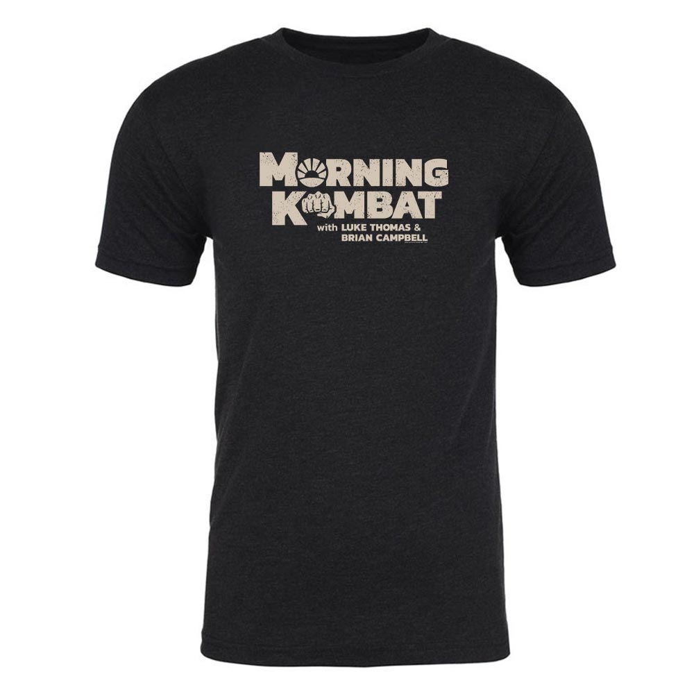 Morning Kombat Logo mit Namen HerrenTri-Blend T-Shirt