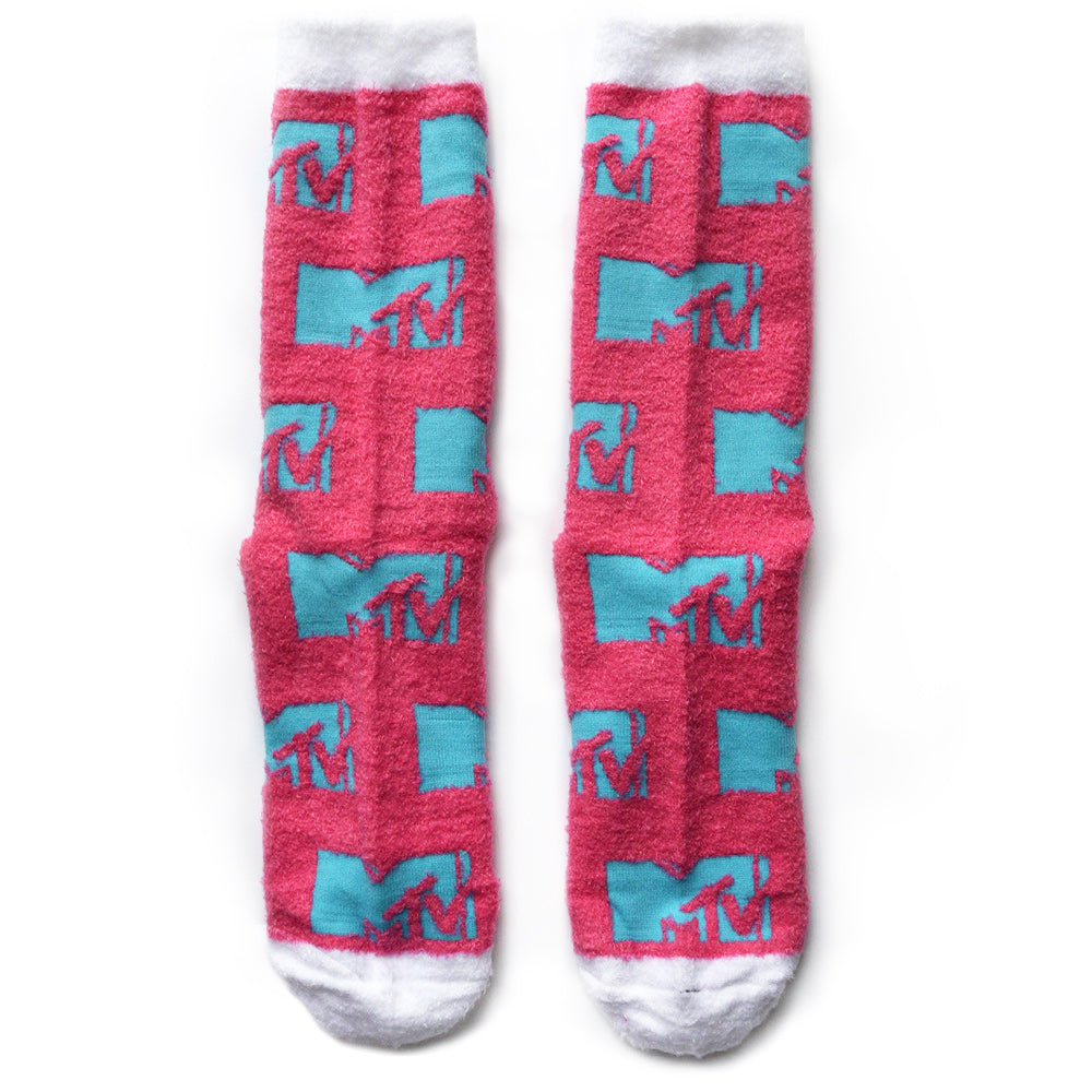 MTV Fuzzy Socks