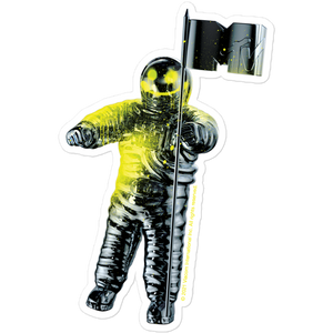 MTV Graffiti Moonman Die Cut Sticker