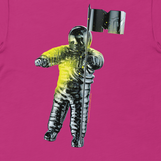 MTV Graffiti Moonman Adult Short Sleeve T-Shirt