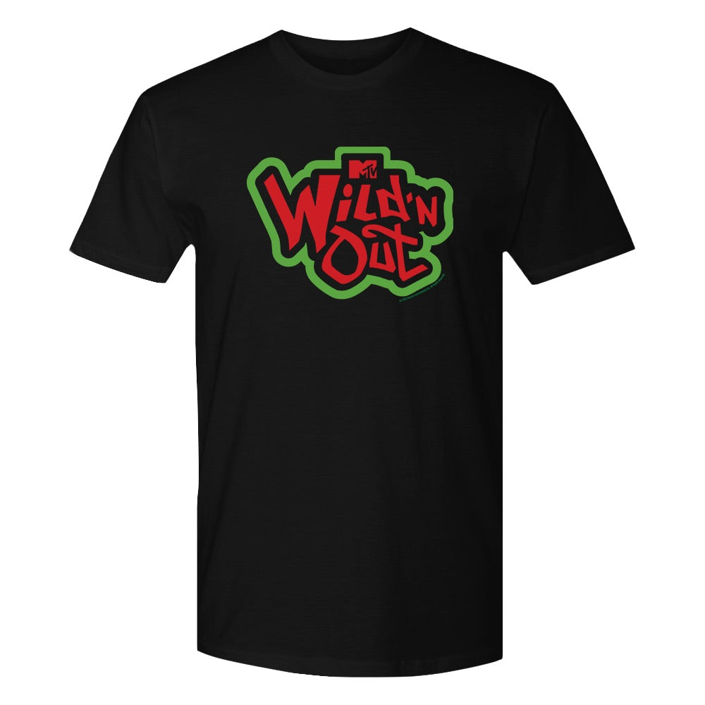 Wild 'N Out Vert et Rouge Logo Adulte T-Shirt à manches courtes