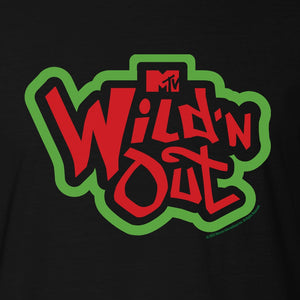 Wild 'N Out Grün und Rot Logo Erwachsene Kurzärmeliges T-Shirt