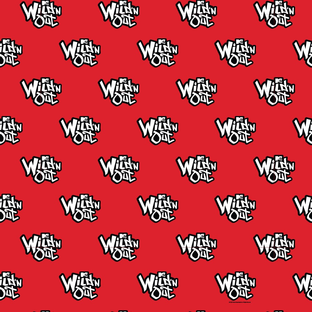 Wild 'N Out Official Logo Pattern Sherpa Blanket