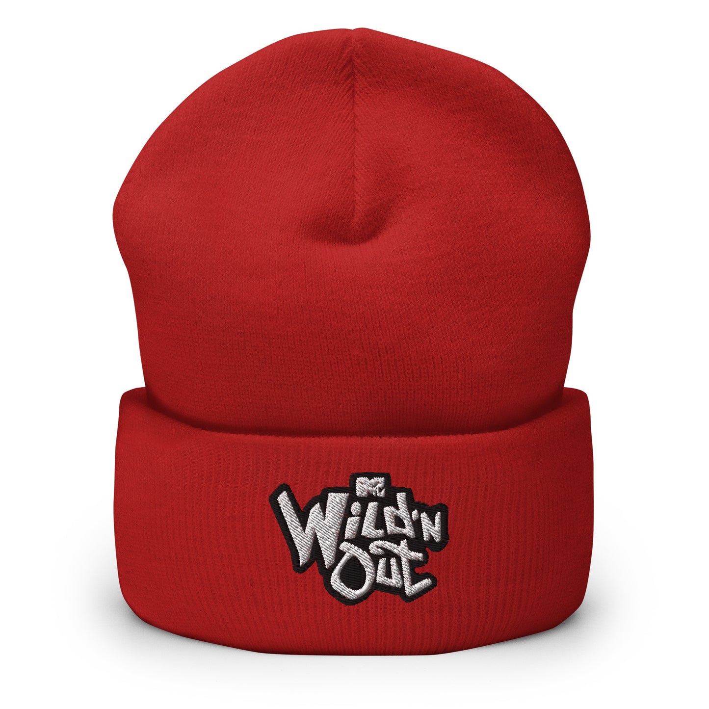 Wild 'N Out Logo Rote bestickte Beanie