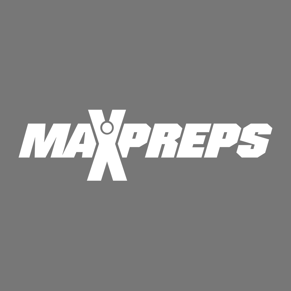 Max Preps MaxPreps Logo White Embroidered Flat Bill Hat