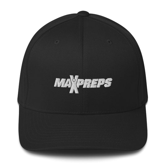 Max Preps MaxPreps Logo White Embroidered Hat