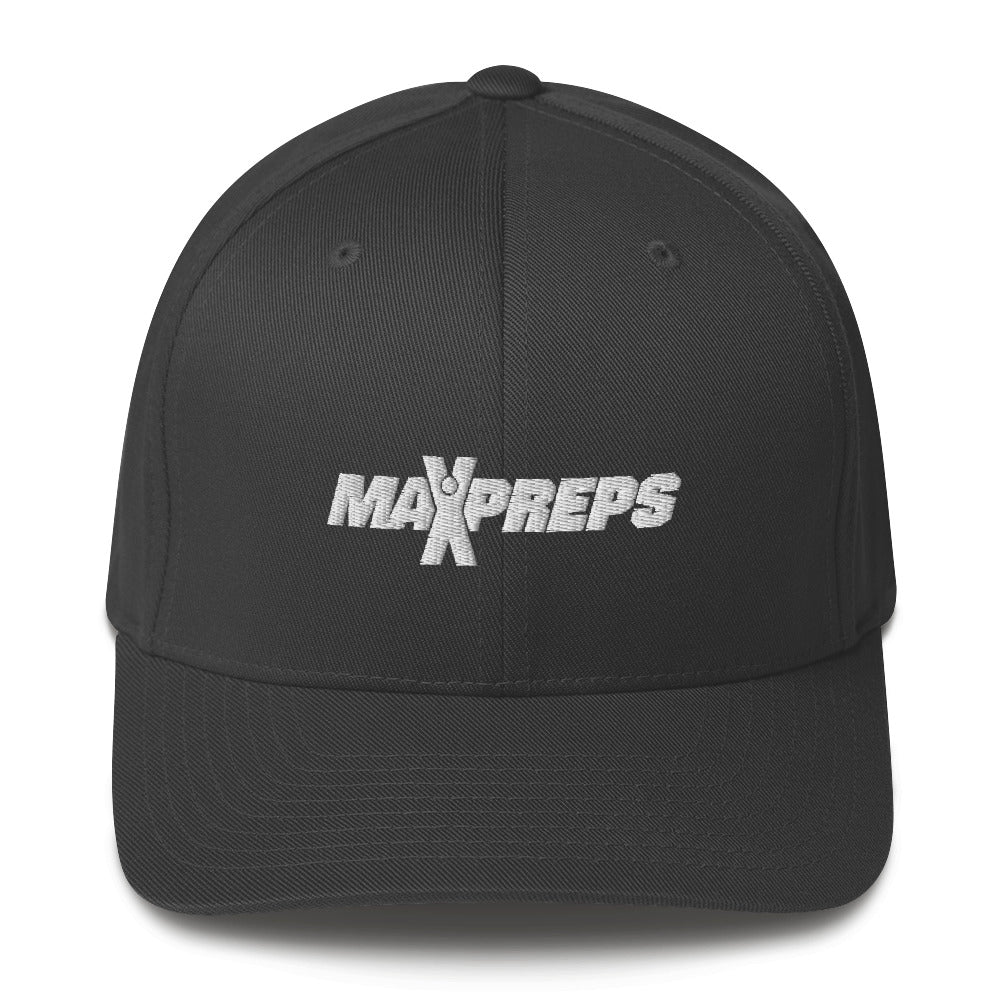 Max Preps MaxPreps Logo White Embroidered Hat