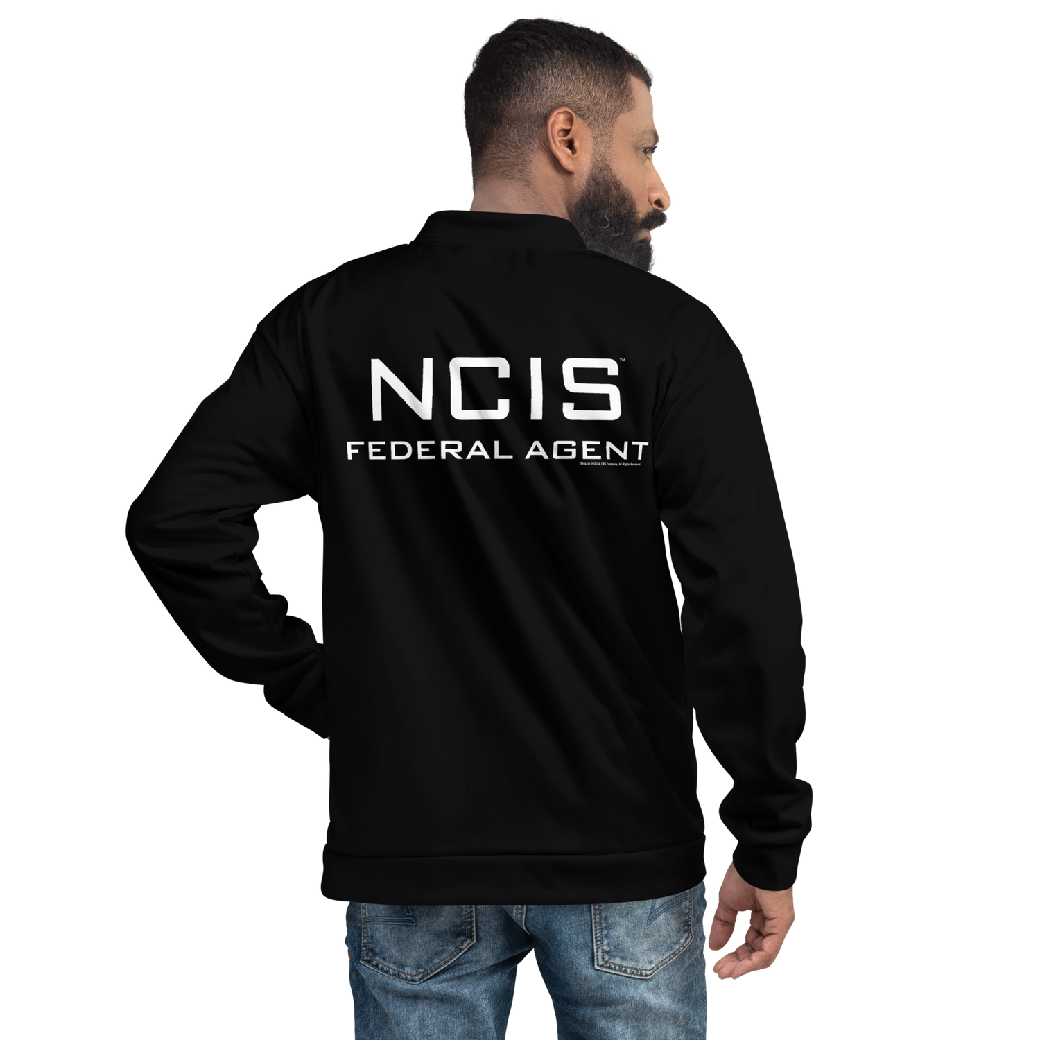 NCIS Federal Agent Black Unisex Bomber Jacket