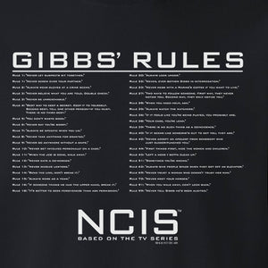 NCIS GIbbs Rules Fleece Crewneck Sweatshirt