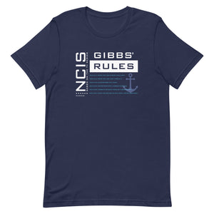 NCIS Liste des règles de Gibb Unisexe T-shirt