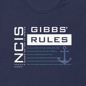 NCIS Lista de normas de Gibb Unisex Camiseta