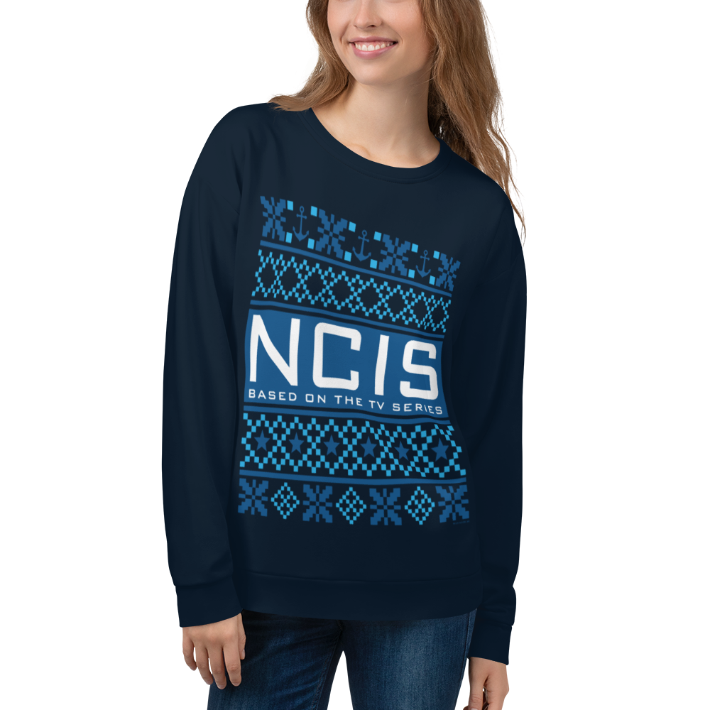 NCIS Holiday Adult All-Over Print Sweatshirt