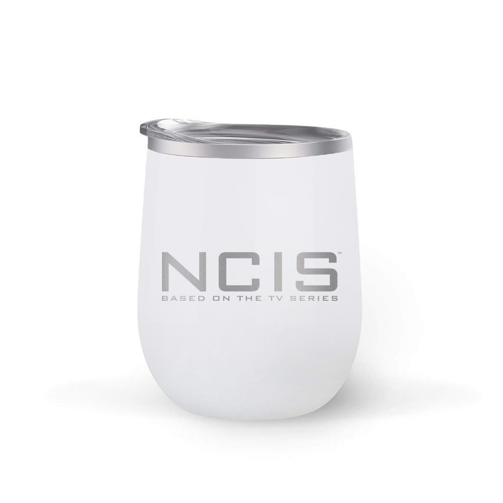NCIS Logo 12 oz Wine Tumbler