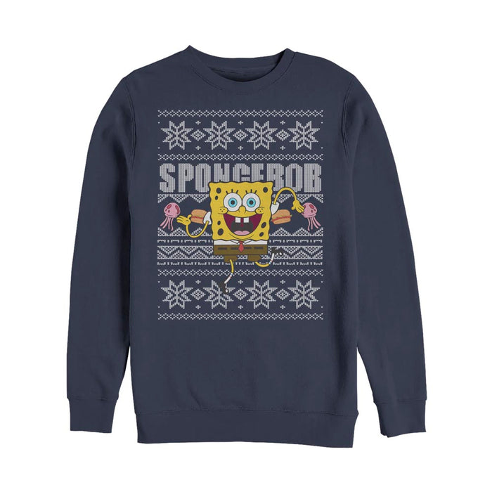 SpongeBob Schwammkopf Tanzender Schwamm Rundhalsausschnitt Sweatshirt