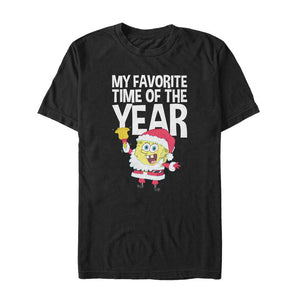 SpongeBob Schwammkopf Lieblingszeit des Jahres T-Shirt mit kurzen Ärmeln