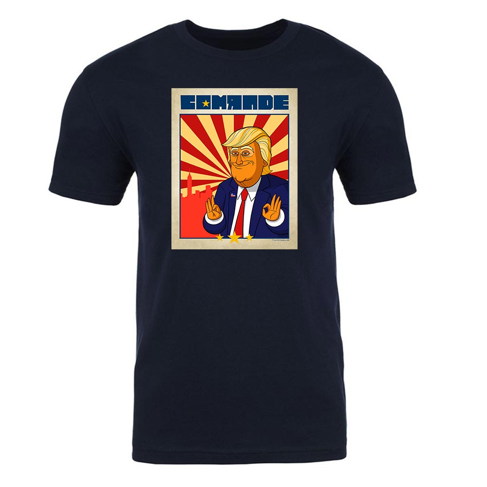 Our Cartoon President Camarade Adulte T-Shirt à manches courtes