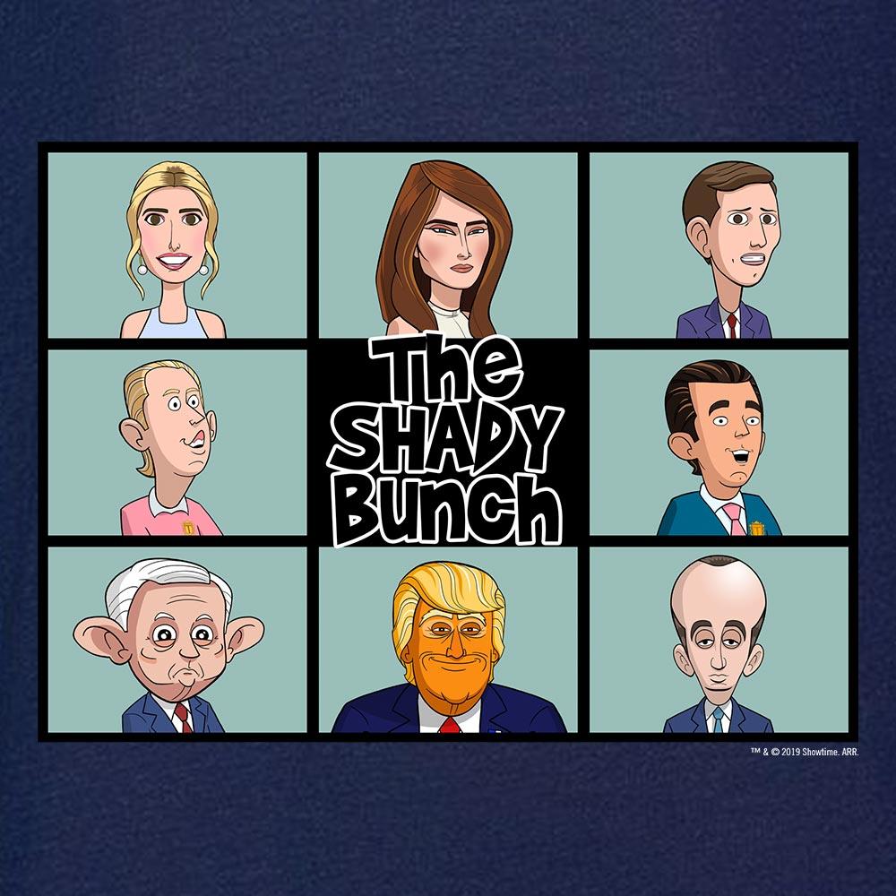 Our Cartoon President Shady Bunch leichtes Sweatshirt mit Rundhalsausschnitt
