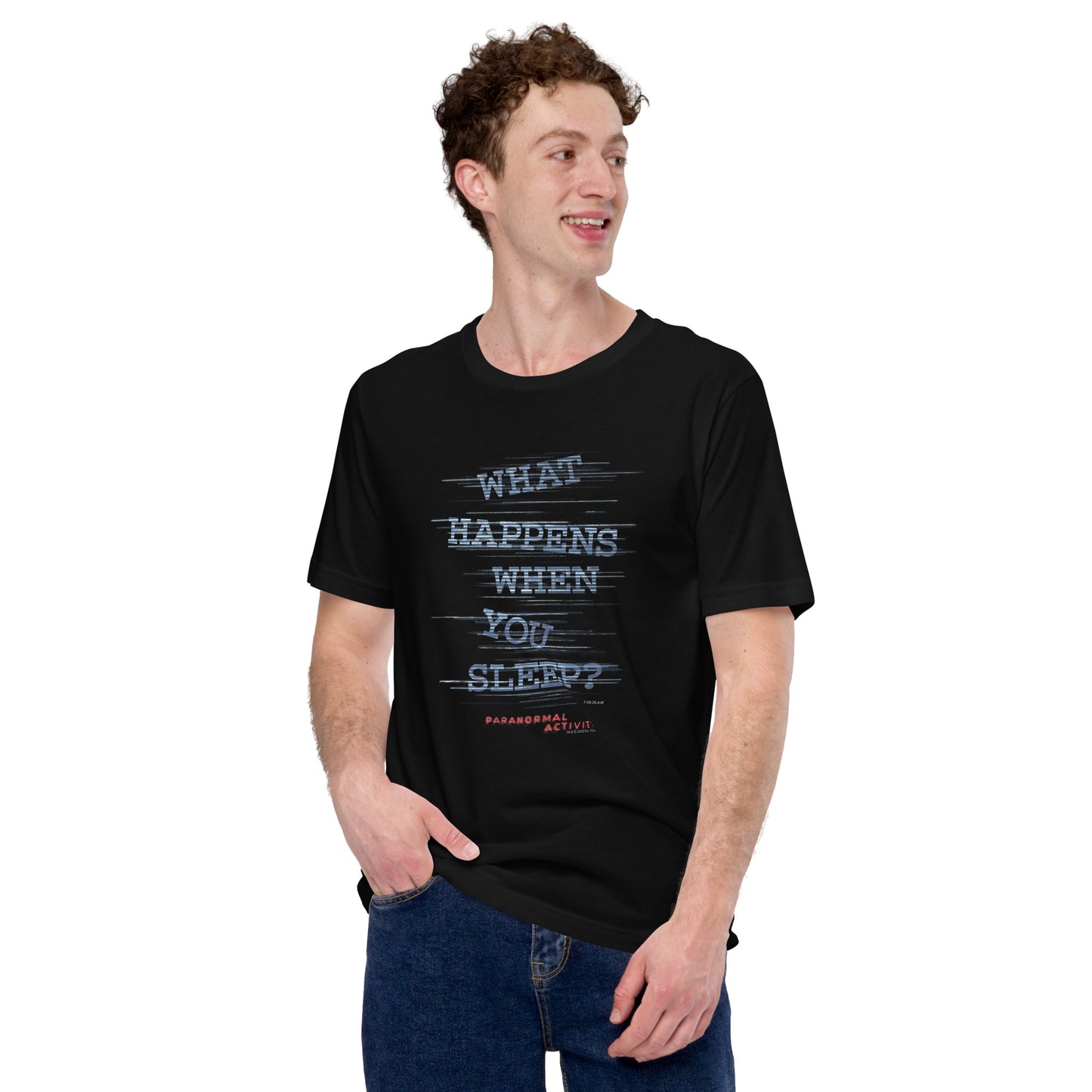 Activité paranormale - T-shirt "What Happens When You Sleep" (Ce qui se passe quand vous dormez)