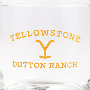 Glass de rocs Ranch Ranch Yellowstone Dutton