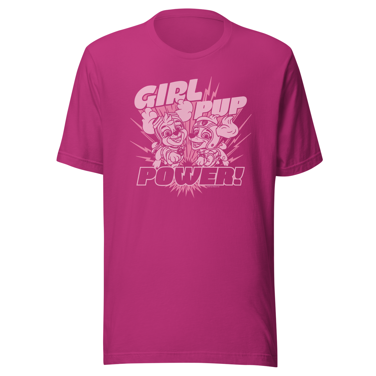 T-Shirt Adult Girl PAW Paramount Patrol Sleeve Shop Power Pup – Short