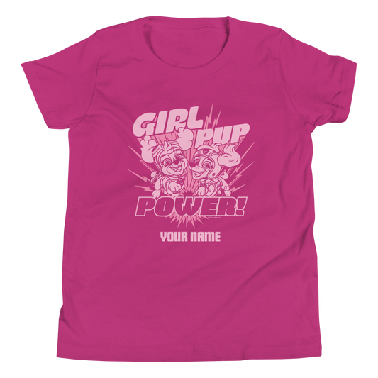 PAW Patrol Girl Pup Power Personalized Kids Premium T-Shirt