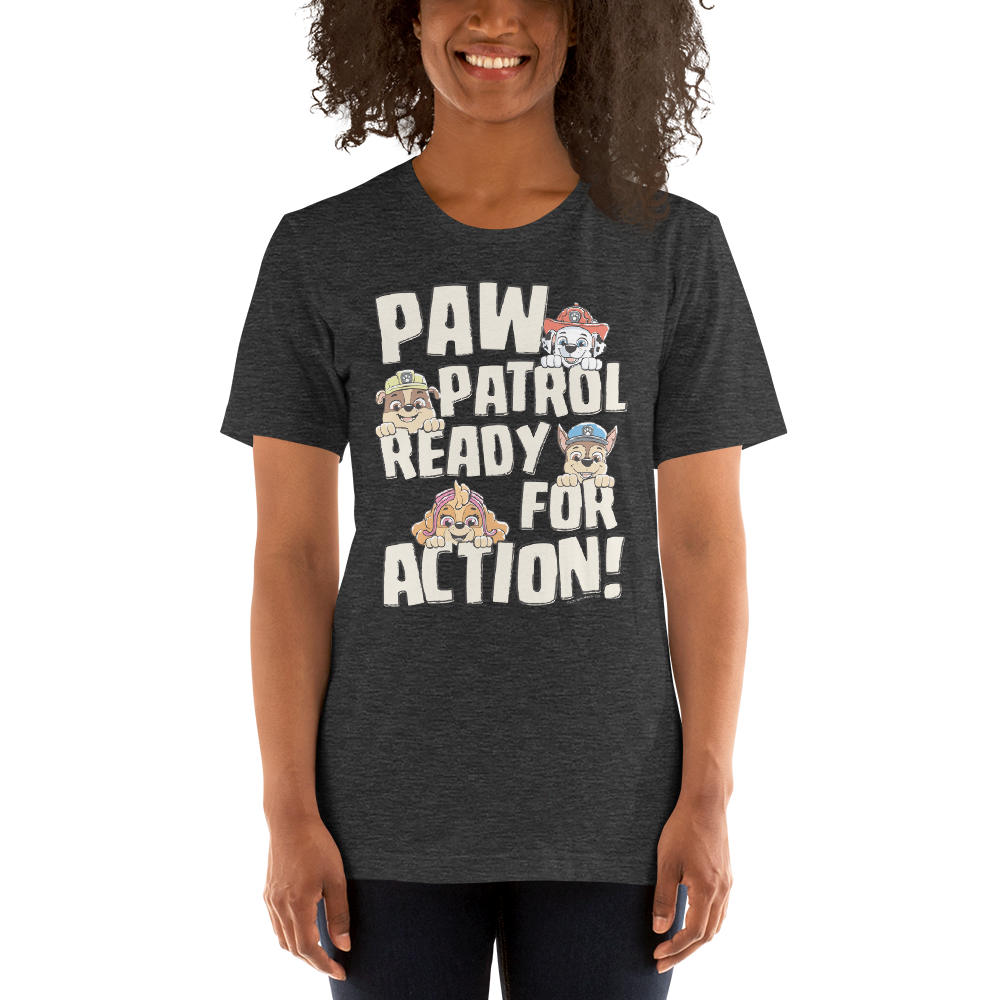 PAW Patrol Ready For Action Adult Short Sleeve T-Shirt
