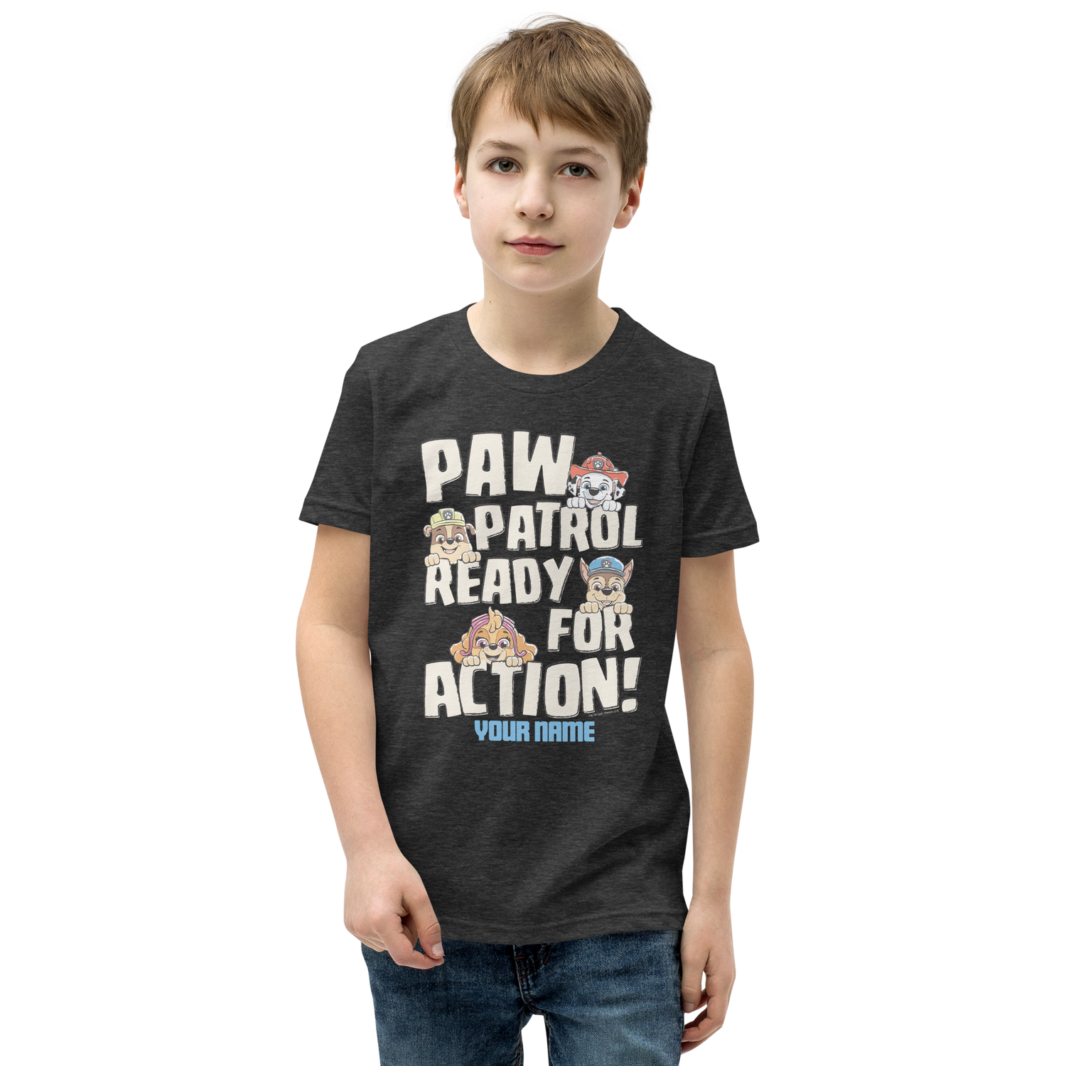 PAW Patrol Ready For Action Personalized Kids Premium T-Shirt