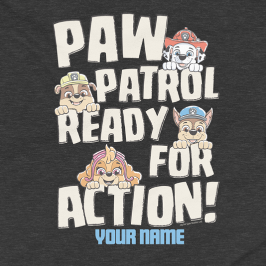 PAW Patrol Ready For Action Personalized Kids Premium T-Shirt