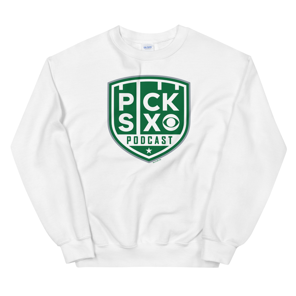 Pick Six Podcast Logo Fleece Crewneck Sweatshirt