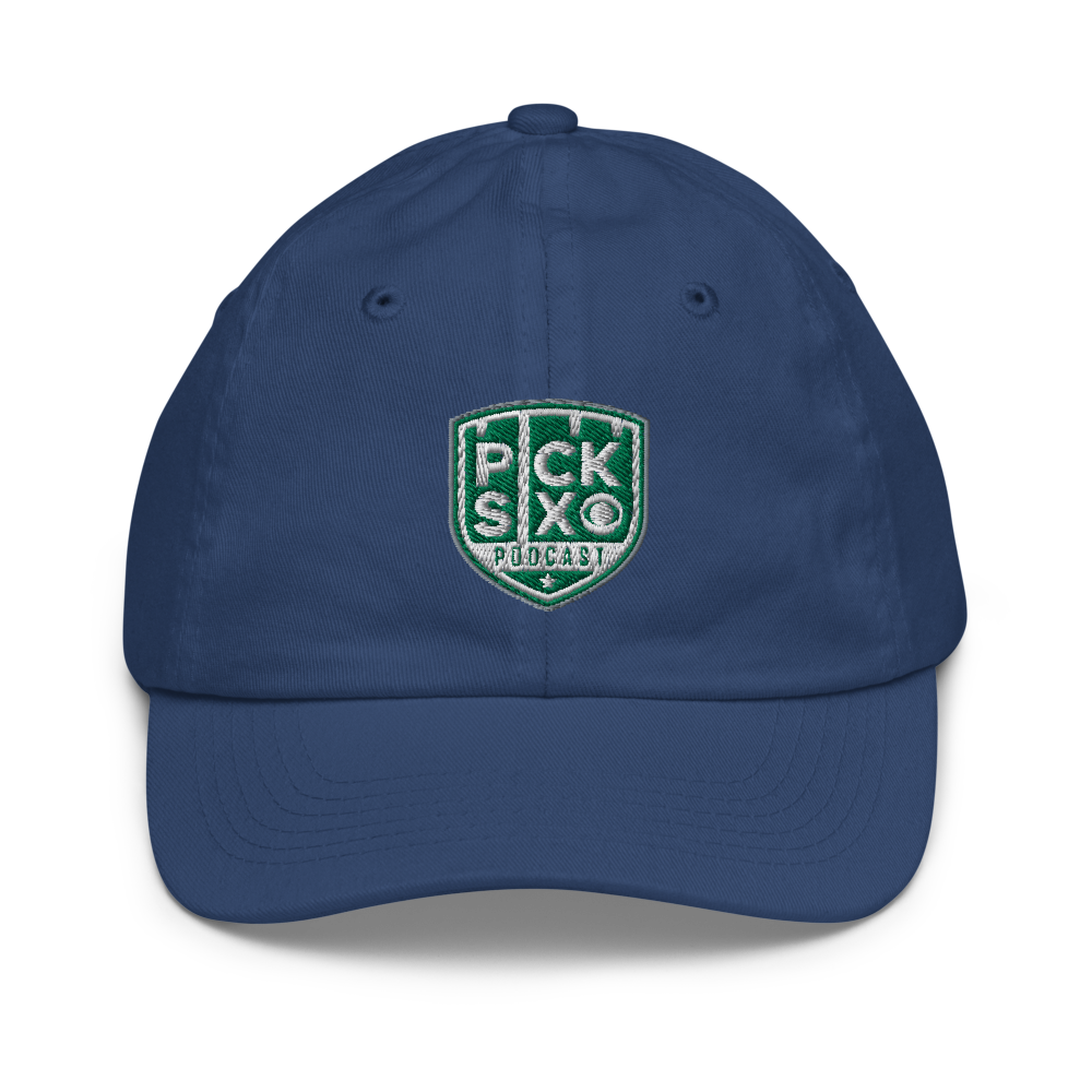 Pick Six Podcast Logo Youth Baseball Hat