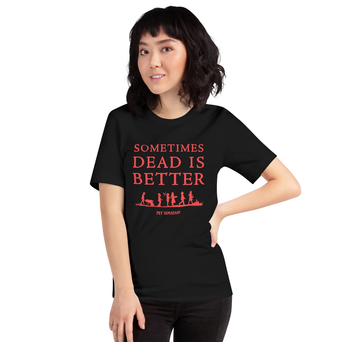 Pet Sematary (2019) Sometimes Dead is Better Adult Short Sleeve T-Shirt