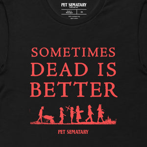 Pet Sematary (2019) A veces es mejor estar muerto Adultos Camiseta de manga corta