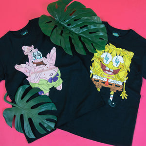 SpongeBob Schwammkopf Patrick J Balvin x Louis De Guzman T-Shirt mit kurzen Ärmeln