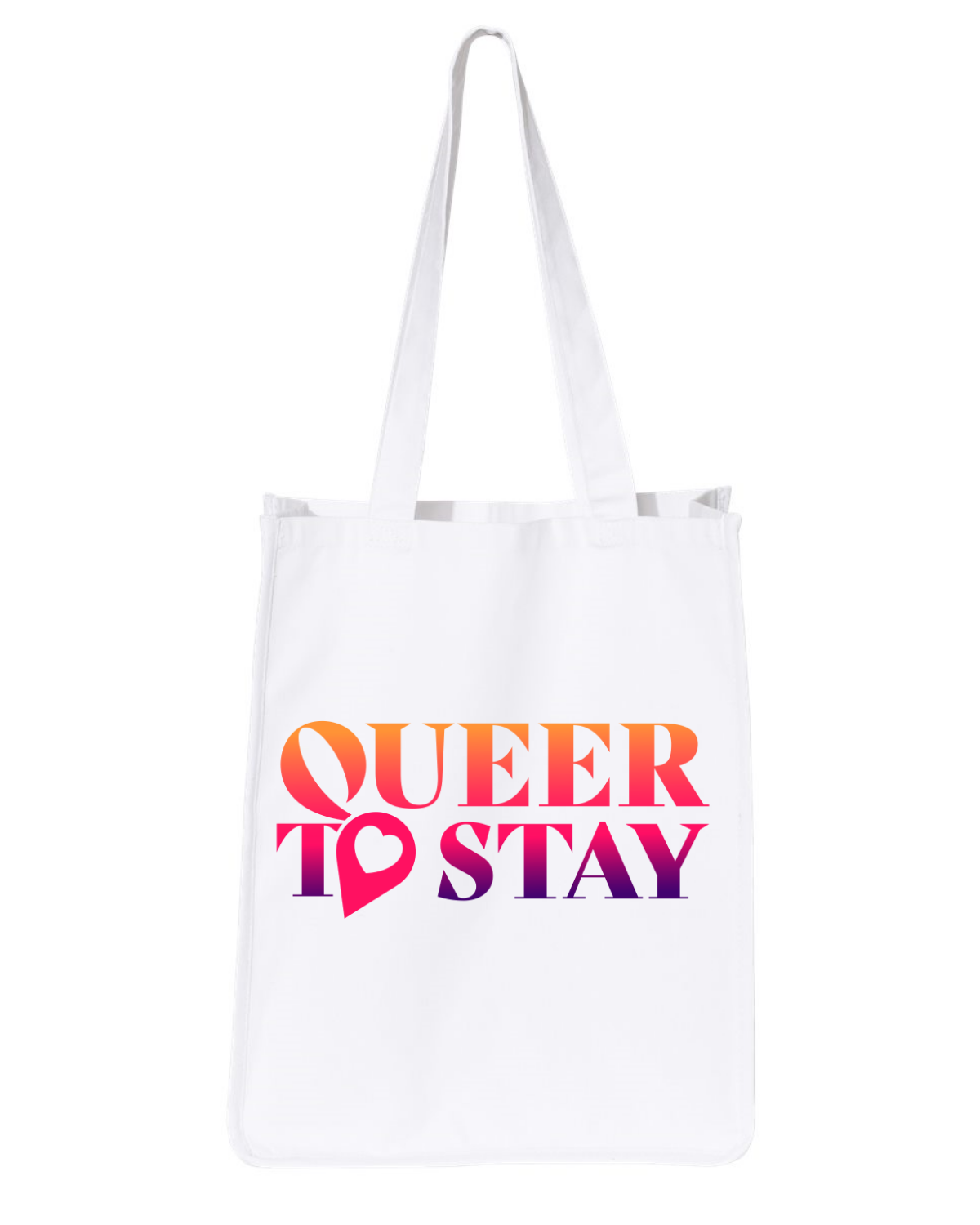 SHOWTIME Queer to Stay Jumbo Tote Bag
