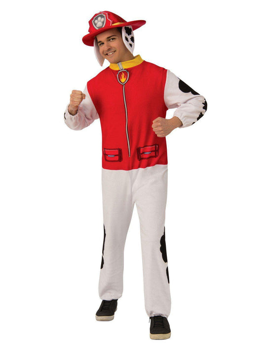 Paw Patrol Marshall Adult Jumpsuit Costume