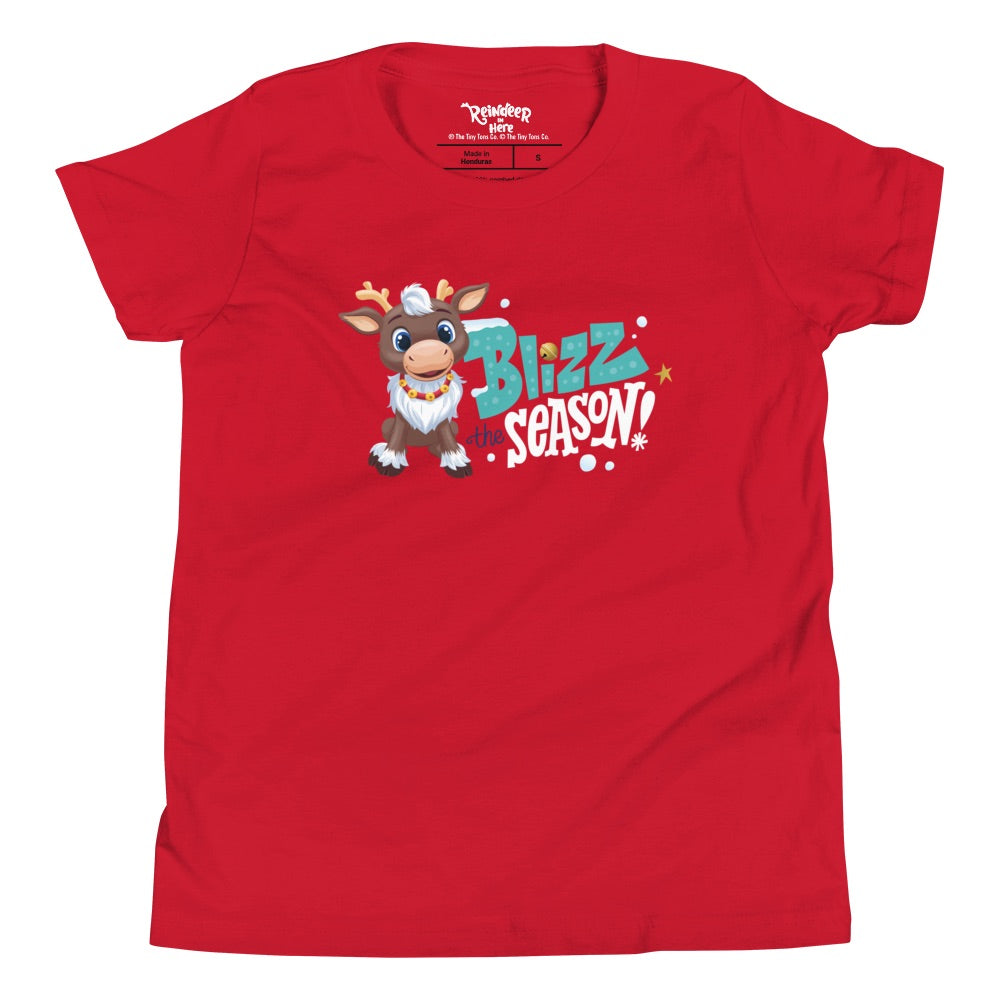 Reindeer in Here Blizz the Season Kids T-Shirt