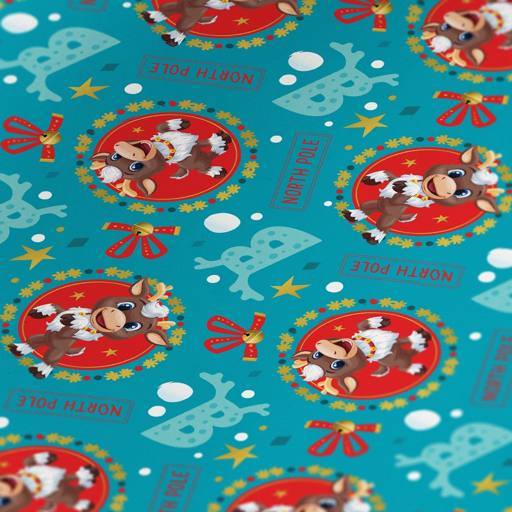 NORTH POLE CHRISTMAS WRAPPING PAPER