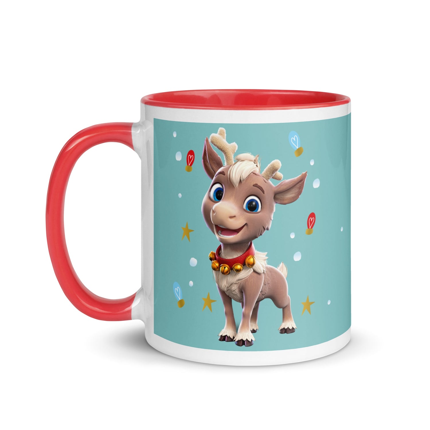 14 oz Santa's Elves Mug Rudolph Reindeer