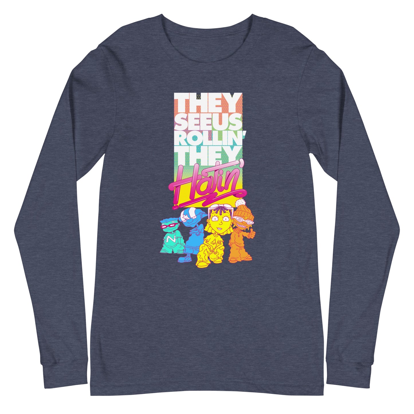 Rocket Power They See Us Rollin' Adult Long Sleeve Shirt