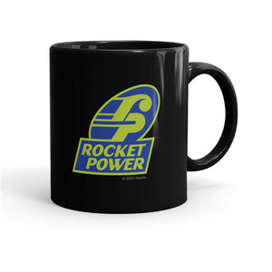 Rocket Power Logo Black Mug