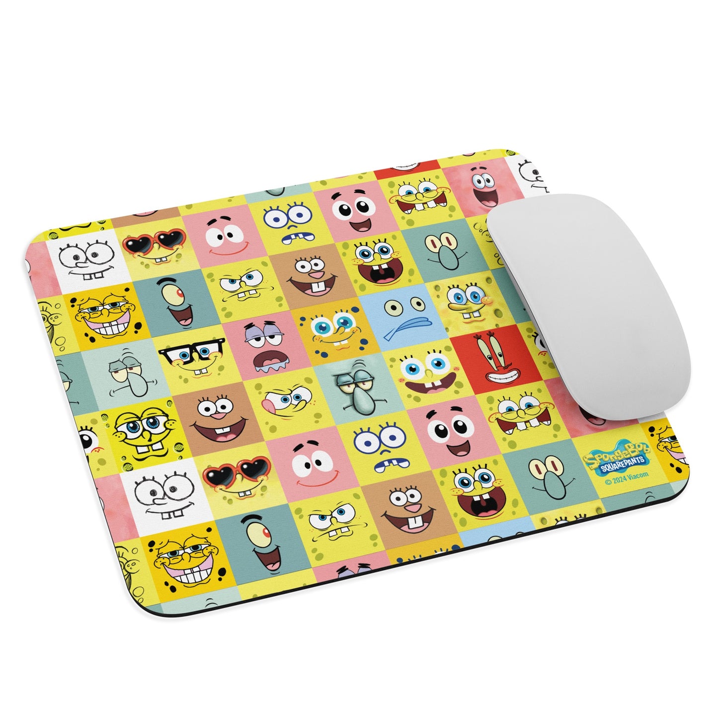 Spongebob Blocks Mouse Pad