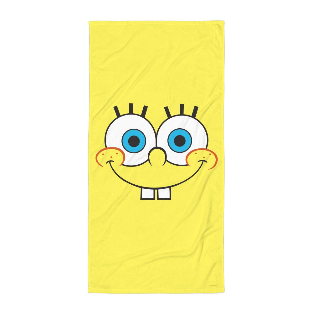 SpongeBob SquarePants Big Face Beach Towel
