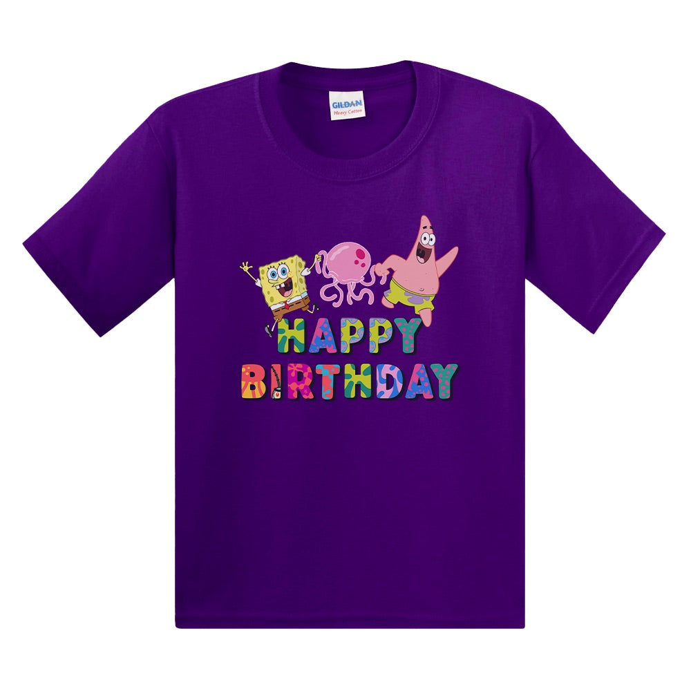SpongeBob Schwammkopf Alles Gute zum Geburtstag Kinder T-Shirt