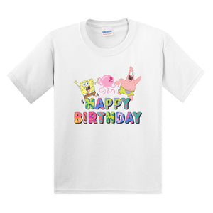 SpongeBob SquarePants Happy Birthday Kids T-Shirt