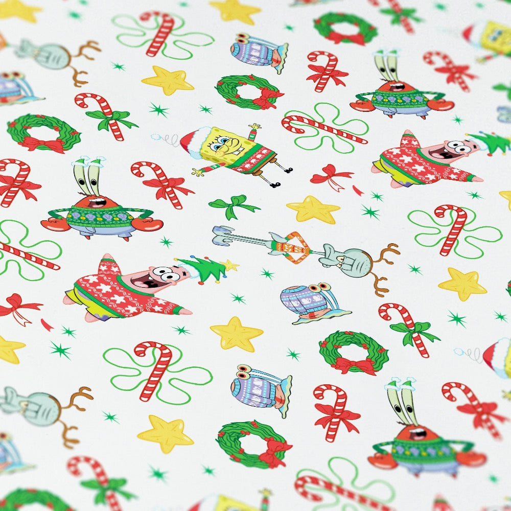 SpongeBob Holidays Wrapping Paper